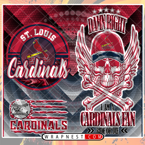 CARDINALS SKULL WRAP