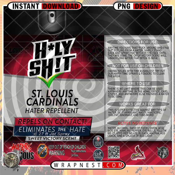 CARDINALS HOLY SHIT WRAP