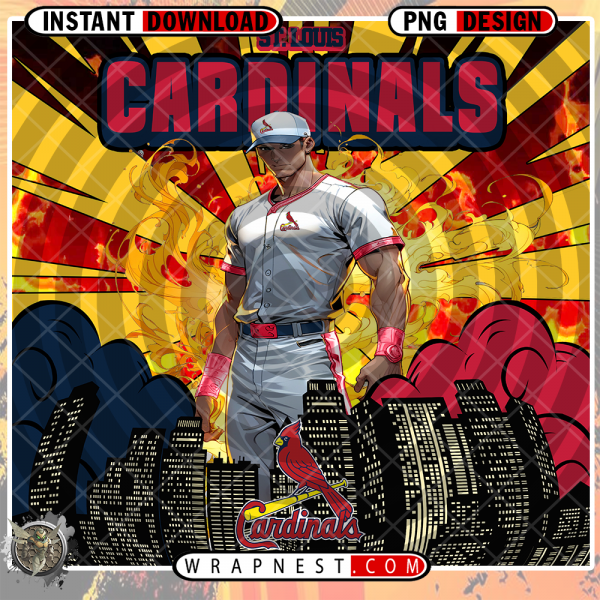 CARDINALS COMIC BOOK STYLE WRAP