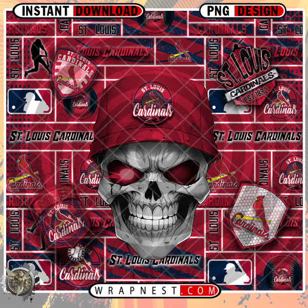 CARDINALS SKULL WRAP