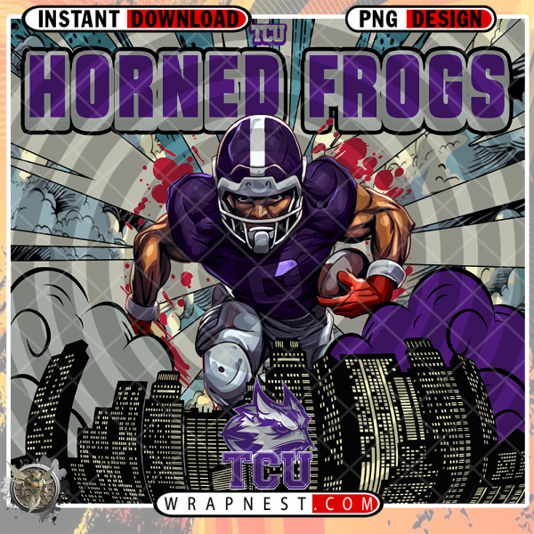 TCU COMIC BOOK STYLE WRAP