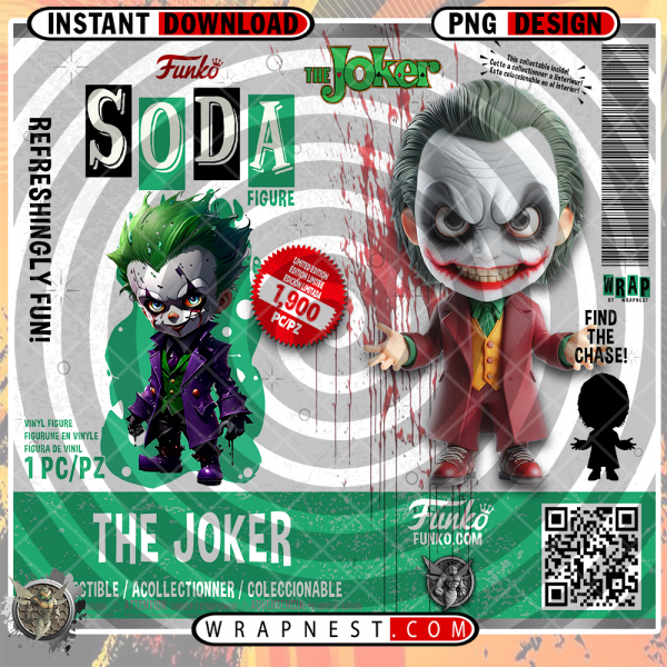 THE JOKER FUNKO SODA WRAP