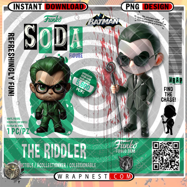 THE RIDDLER FUNKO SODA WRAP