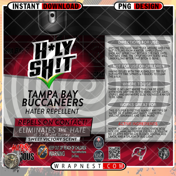 BUCCANEERS HOLY SHIT WRAP