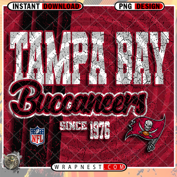 BUCCANEERS GRUNGE v2 WRAP