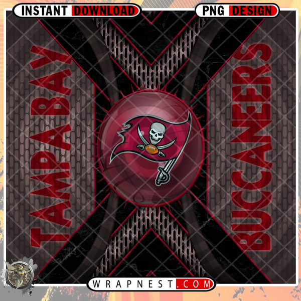 BUCCANEERS METAL GRATING WRAP
