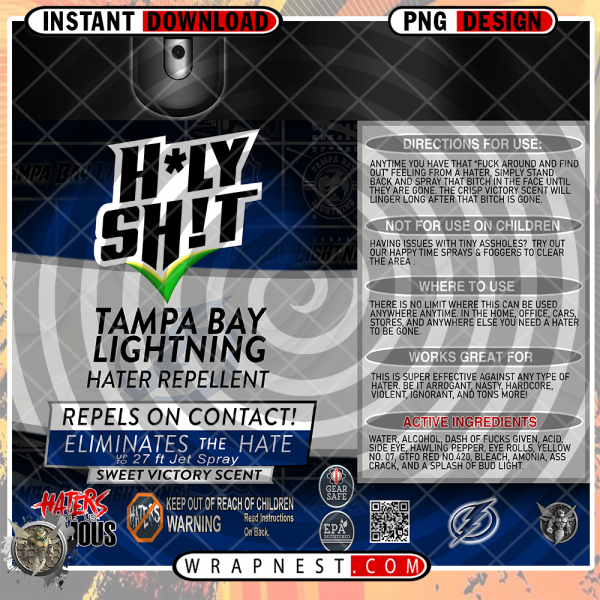 LIGHTNING HOLY SHIT WRAP