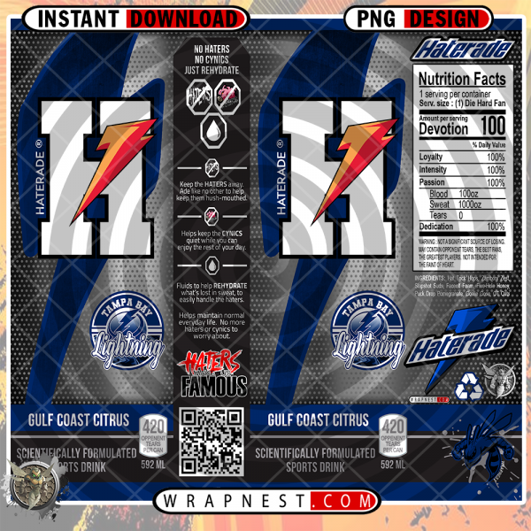 LIGHTNING HATERADE WRAP