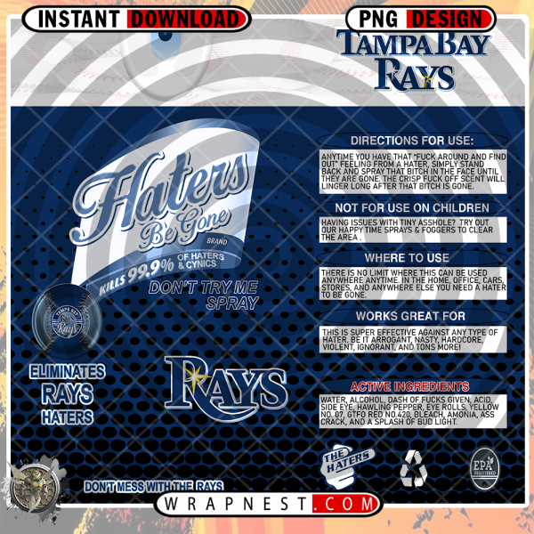 RAYS HATERS BE GONE WRAP