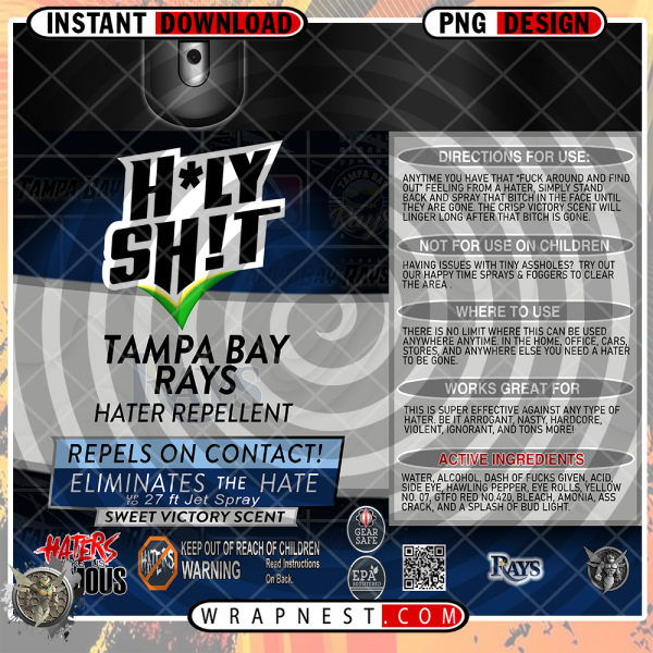 RAYS HOLY SHIT WRAP