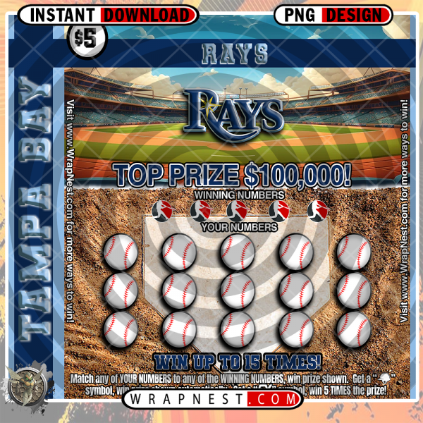 RAYS SCRATCH OFF WRAP