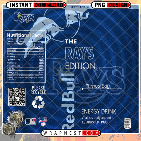 RAYS RED BULL WRAP