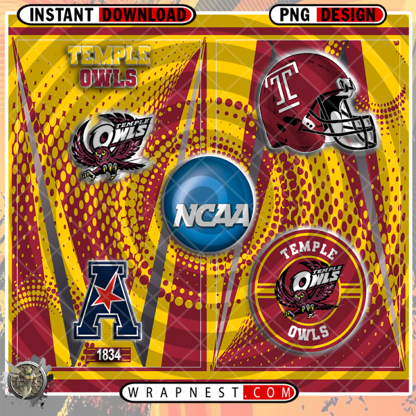 TEMPLE TEAM LOGO WRAP
