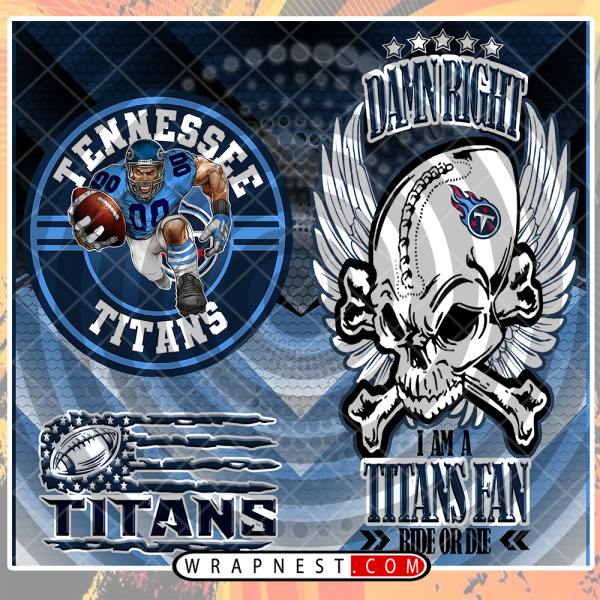 TITANS SKULL WRAP