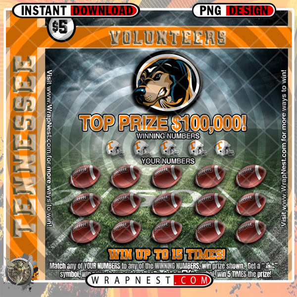 TENNESSEE SCRATCH OFF WRAP