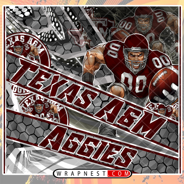 TEXAS A&M FATHEAD v2 WRAP