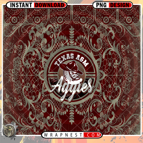TEXAS A&M LACE & LOGO WRAP