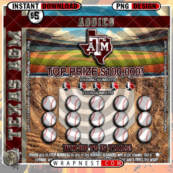 TEXAS A&M SCRATCH OFF WRAP