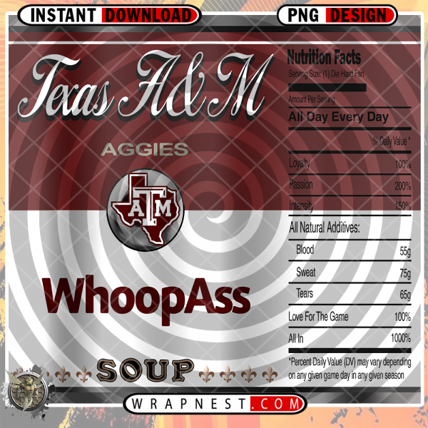TEXAS A&M WHOOPASS WRAP