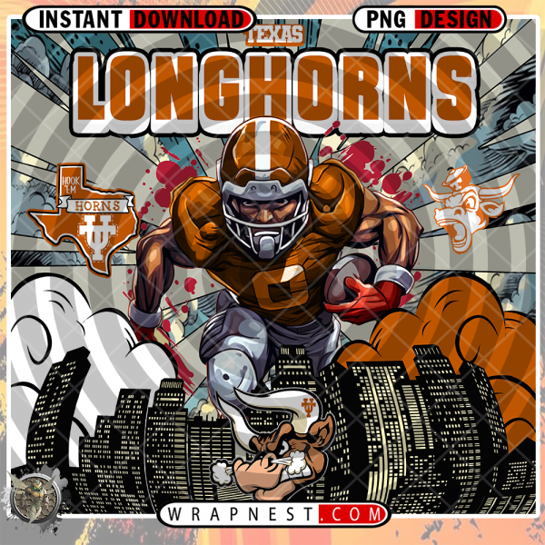 TEXAS COMIC BOOK STYLE WRAP