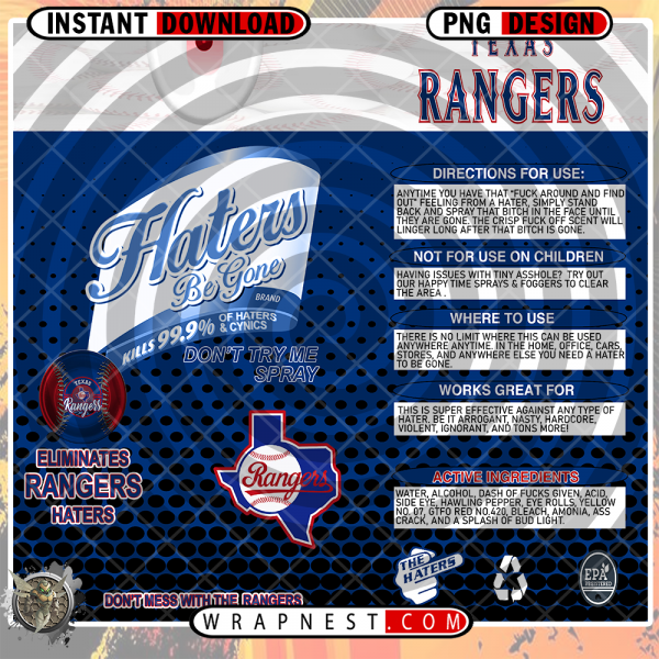 RANGERS HATERS BE GONE WRAP