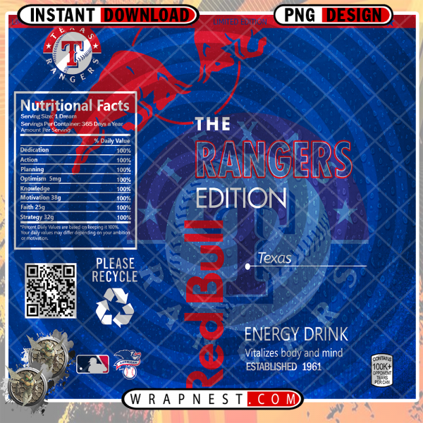 RANGERS RED BULL WRAP