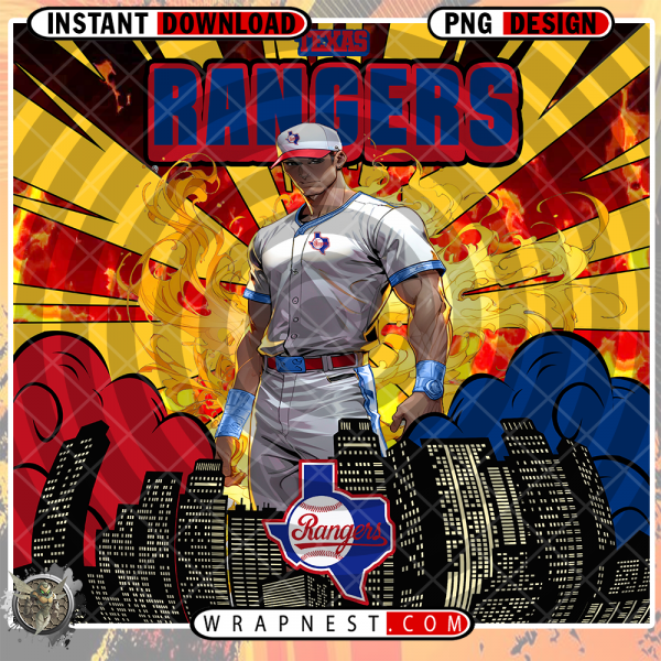 RANGERS COMIC BOOK STYLE WRAP
