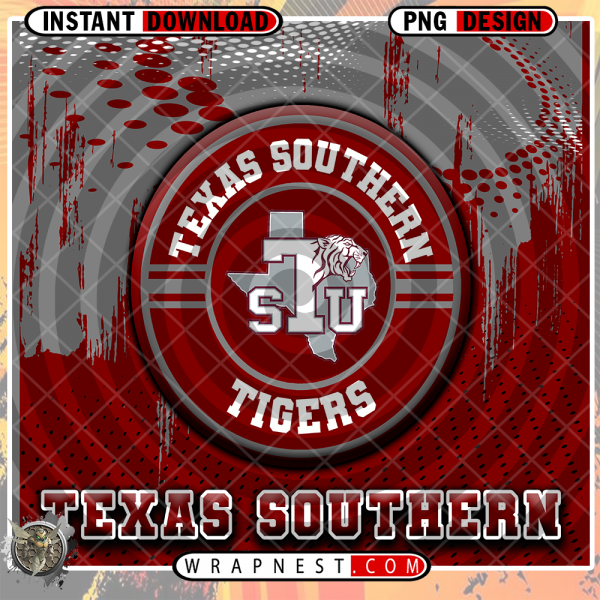 TEXAS SOUTHERN DOT LOGO WRAP