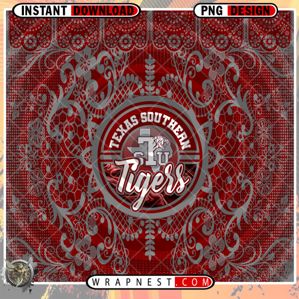TEXAS SOUTHERN LACE & LOGO WRAP
