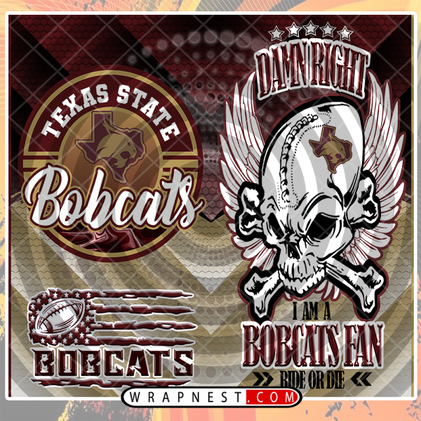 TEXAS STATE SKULL WRAP