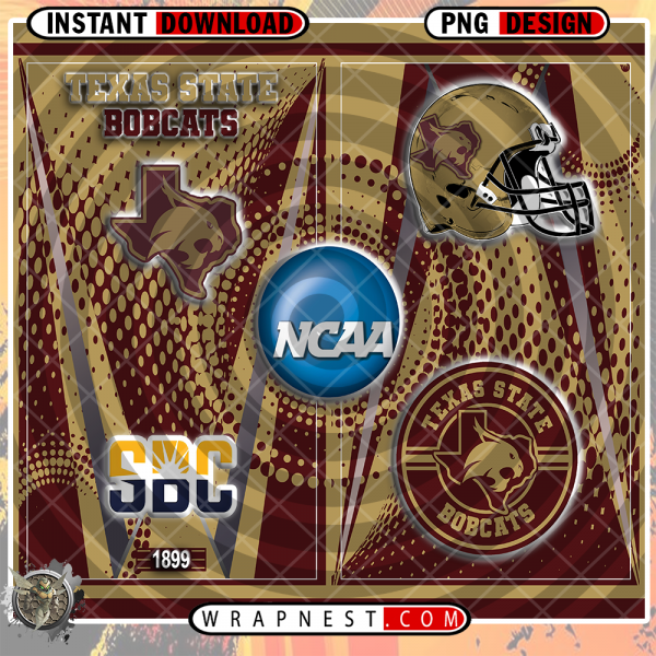 TEXAS STATE TEAM LOGO WRAP