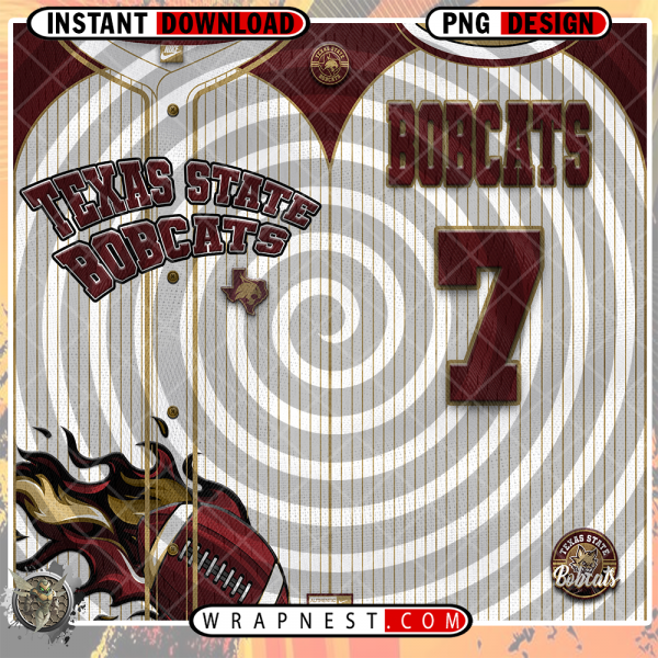 TEXAS STATE TEAM BUTTON-UP WRAP