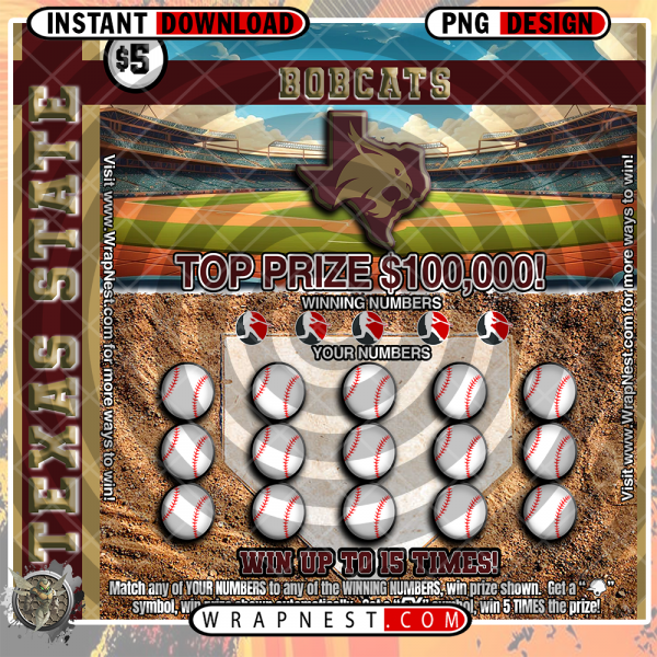 TEXAS STATE SCRATCH OFF WRAP