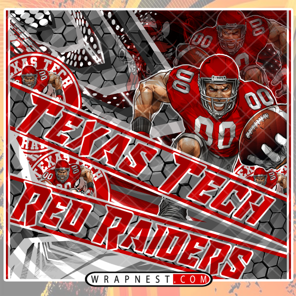 TEXAS TECH FATHEAD v2 WRAP