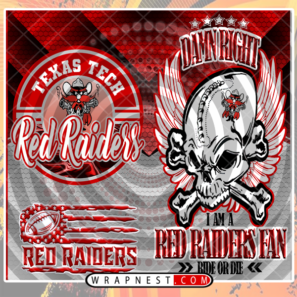 TEXAS TECH SKULL WRAP