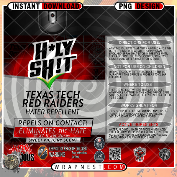 TEXAS TECH HOLY SH*T WRAP