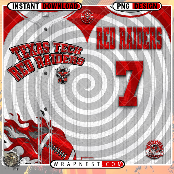 TEXAS TECH TEAM BUTTON-UP WRAP