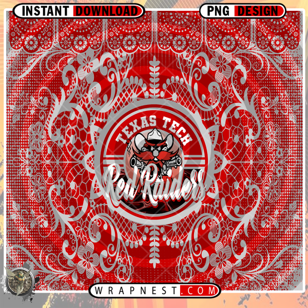 TEXAS TECH LACE & LOGO WRAP