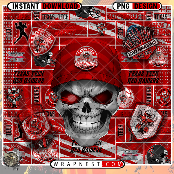 TEXAS TECH SKULL WRAP