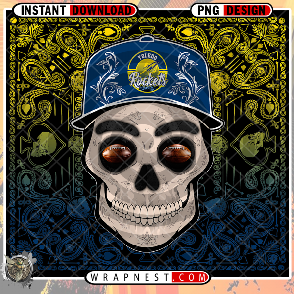 TOLEDO SKULL HANDKERCHIEF WRAP
