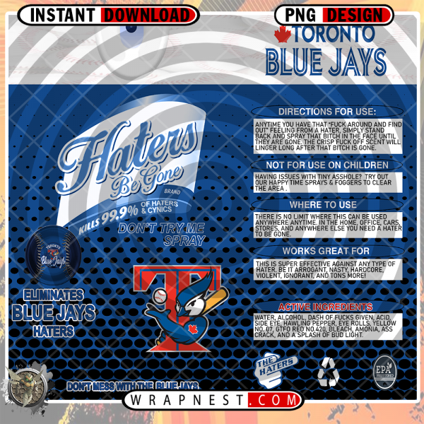 BLUE JAYS HATERS BE GONE WRAP