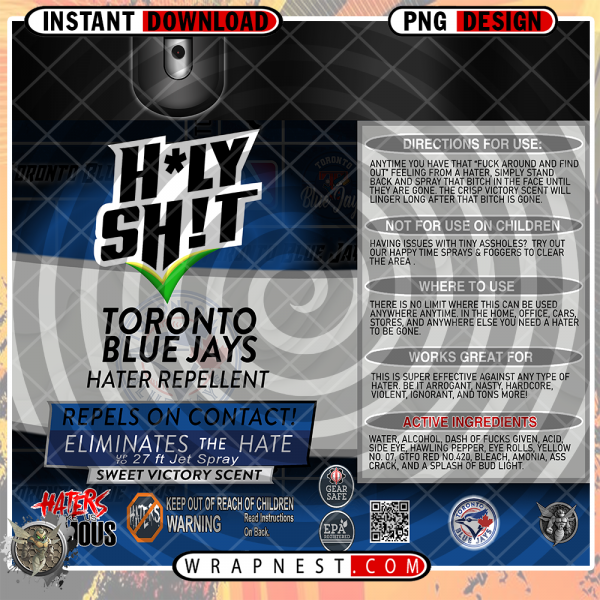 BLUE JAYS HOLY SHIT WRAP