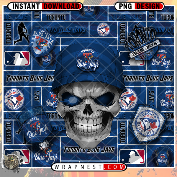 BLUE JAYS SKULL WRAP