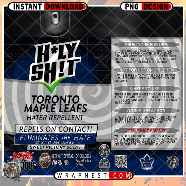 MAPLE LEAFS HOLY SHIT WRAP