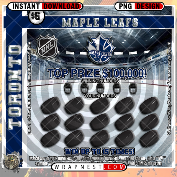 MAPLE LEAFS SCRATCH OFF WRAP