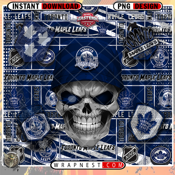 MAPLE LEAFS SKULL WRAP