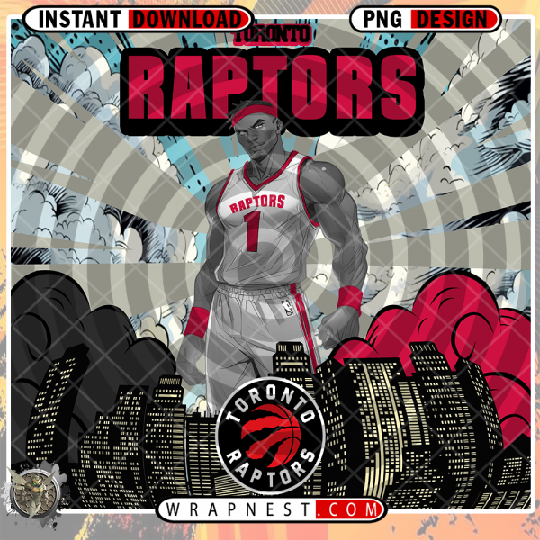 RAPTORS COMIC BOOK STYLE WRAP