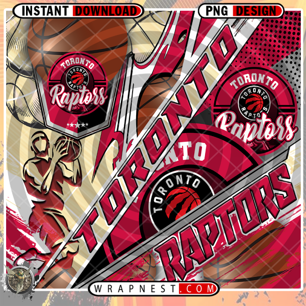RAPTORS SILHOUETTE WRAP