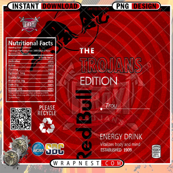 TROY RED BULL WRAP