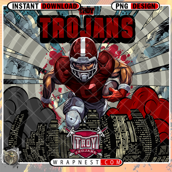 TROY COMIC BOOK STYLE WRAP